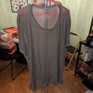 Torrid classic fit burnout green short sleeved top 4